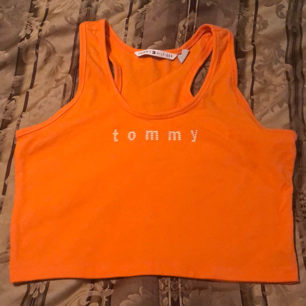 Tommy Hilfiger racer back crop top